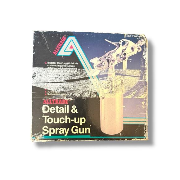Vintage Alltrade Detail &  Touch-Up Spray Gun with Original Box - Picture 1 of 4